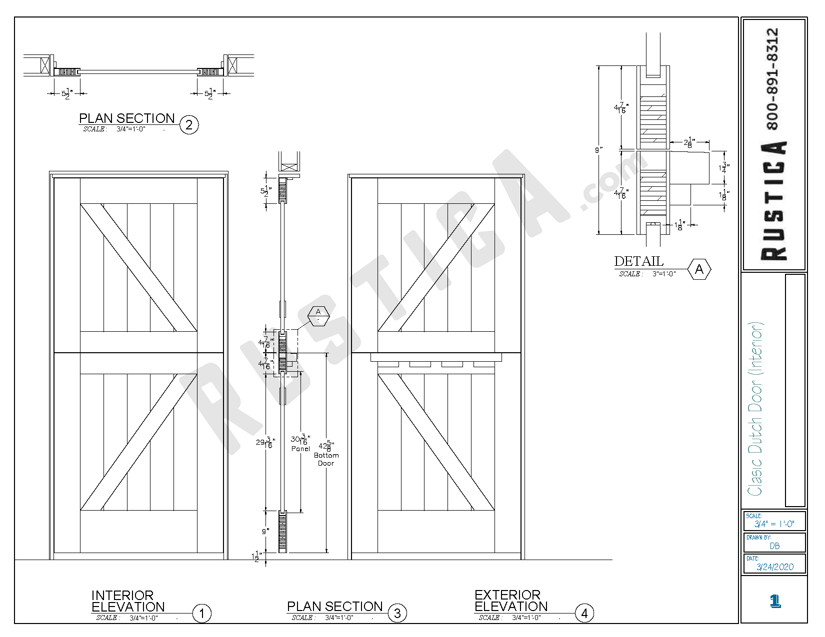 Standard Dutch Door Dimensions